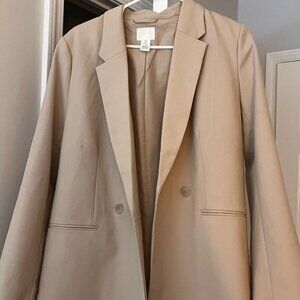 Cream H&M Oversized Blazer 🤎